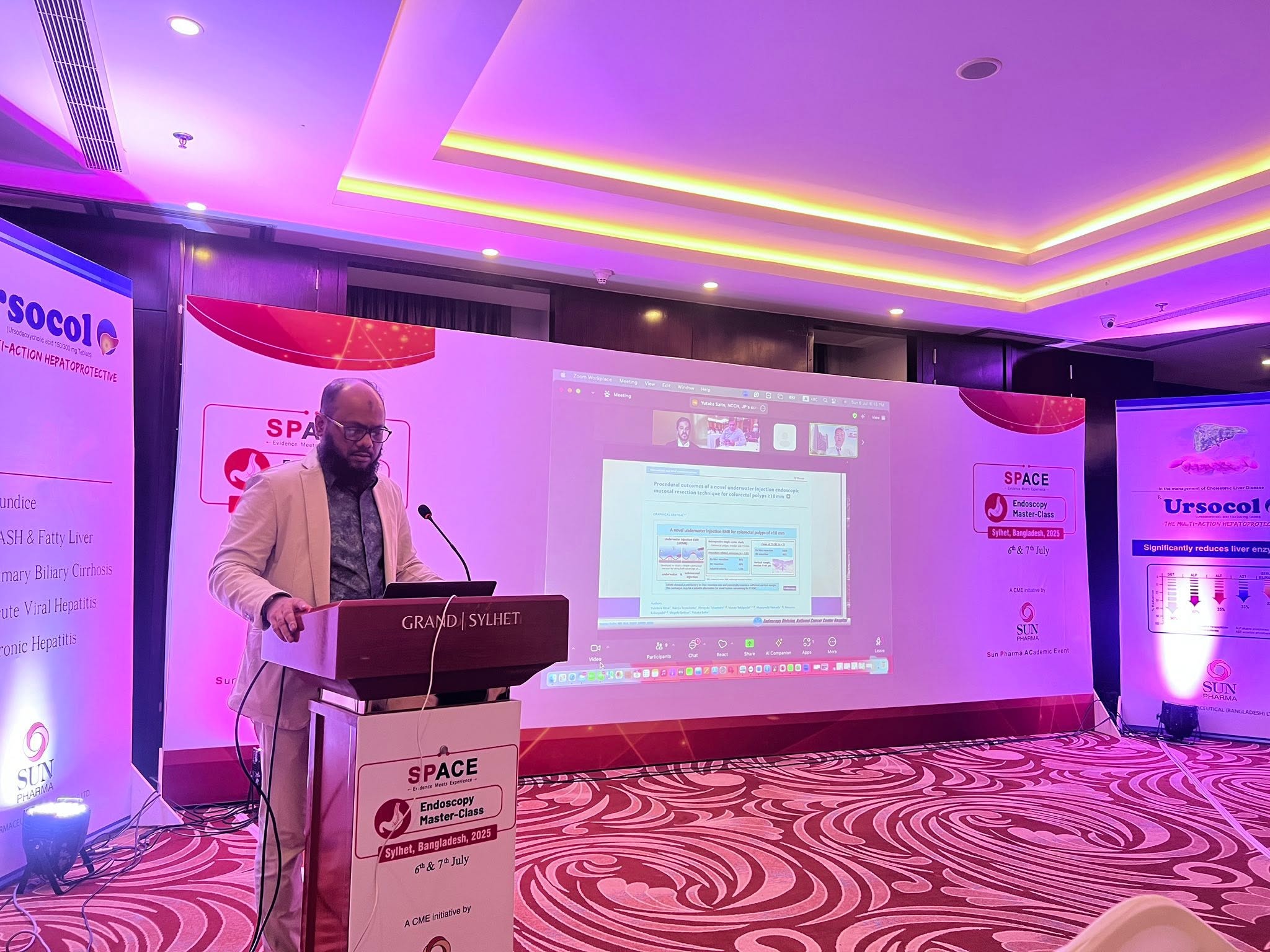 Endoscopy Masterclass-এ বৈজ্ঞানিক উপস্থাপনা